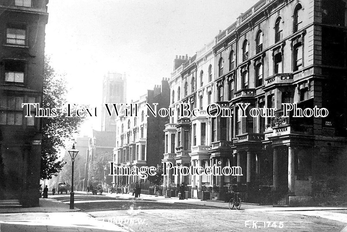 LO 6166 - Powis Square, Notting Hill, London c1900