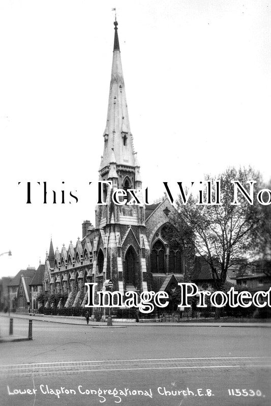 LO 6283 - Lower Clapton Congregational Church, London