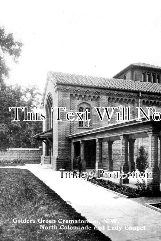 LO 6326 - Golders Green Crematorium, London
