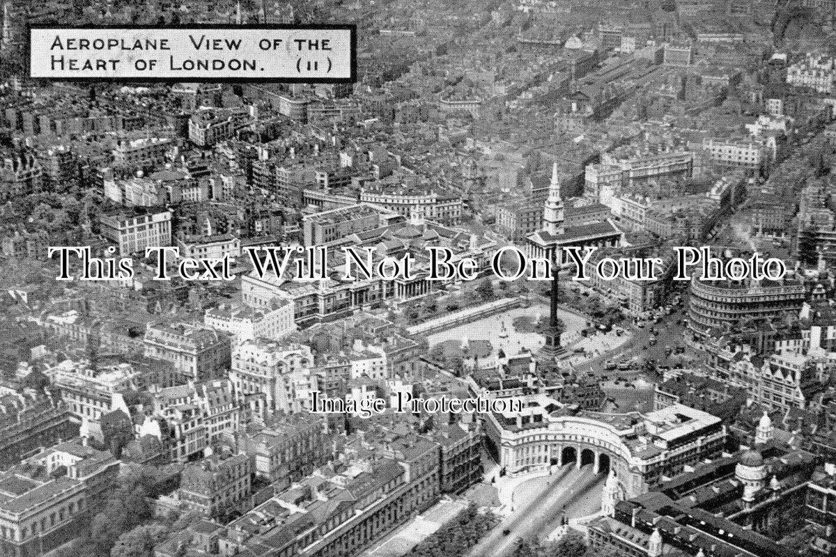 LO 6337 - London From The Air, Trafalgar Square & Admiralty Arch