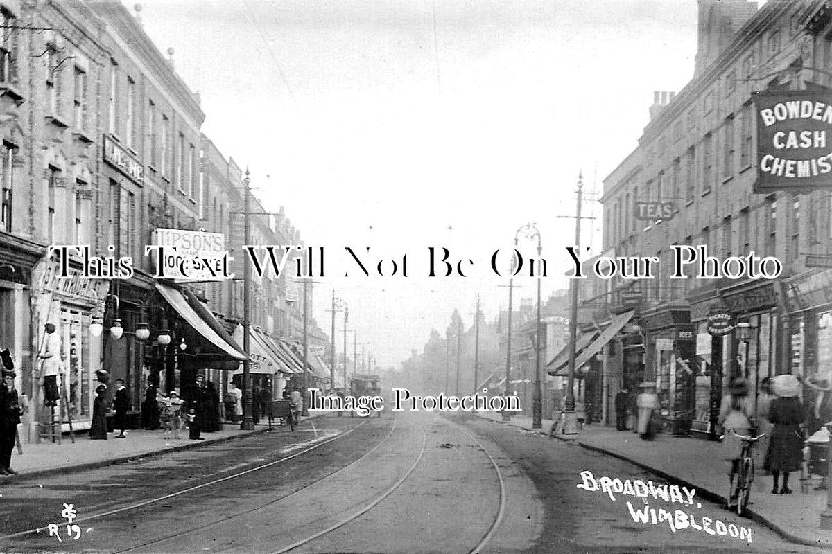 LO 6366 - Broadway, Wimbledon, London c1910