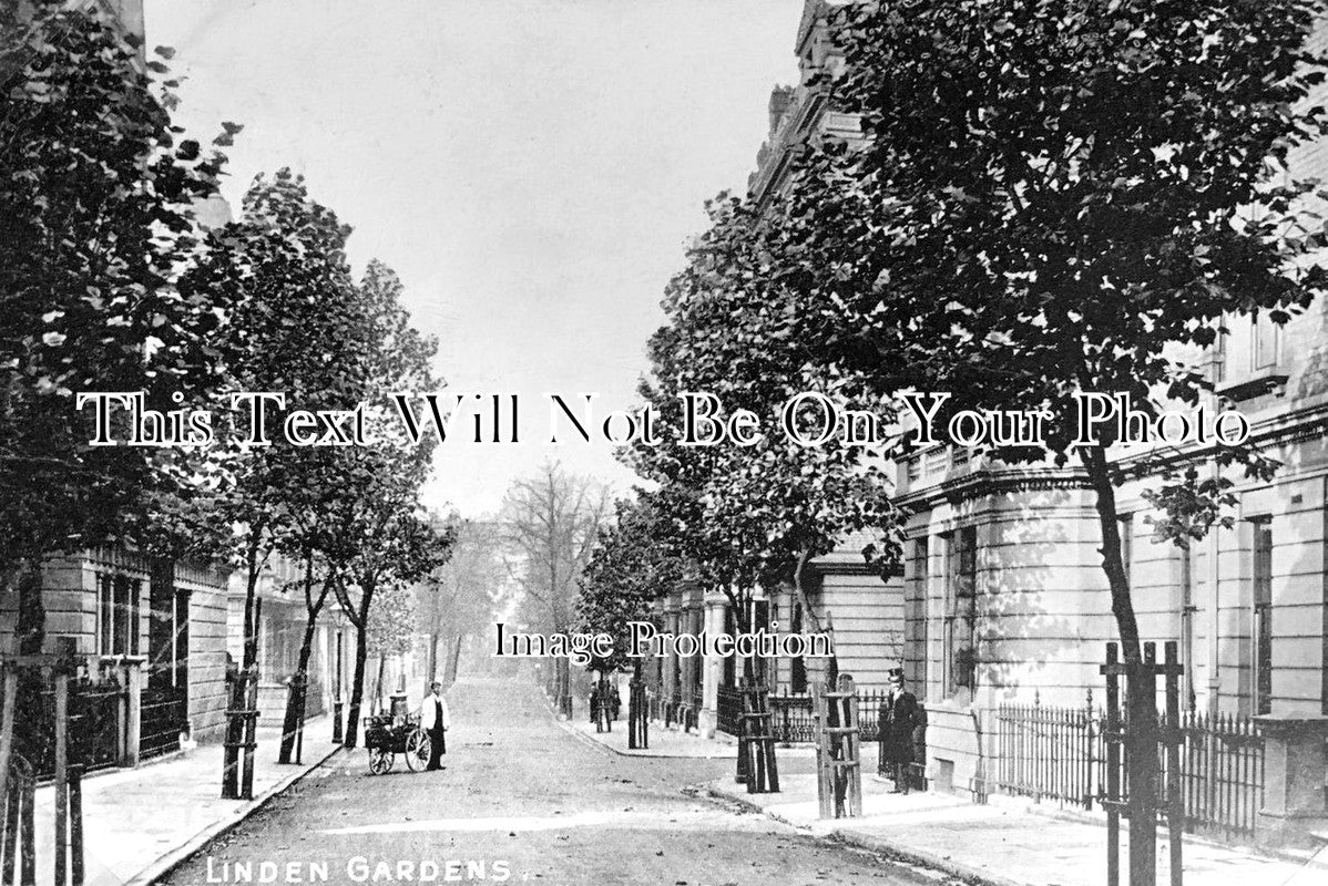 LO 6385 - Linden Gardens, Notting Hill, London c1905