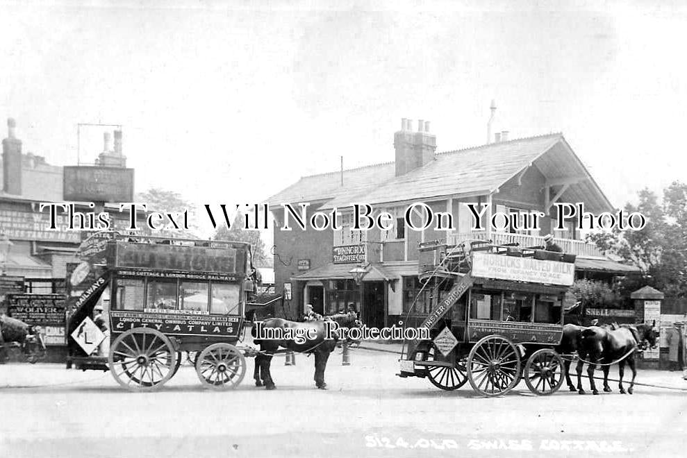 LO 6394 - Old Swiss Cottage, London Bridge, London c1900