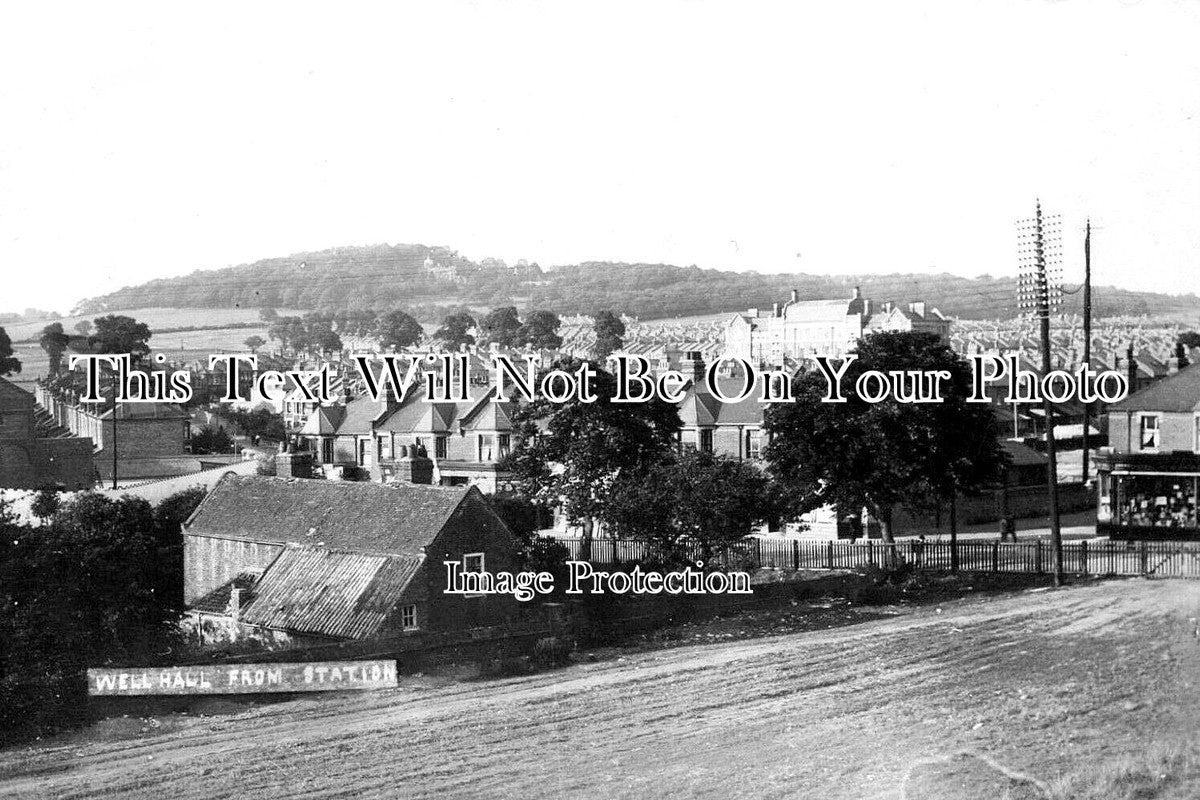 LO 6408 - Well Hall From Railway Station, Eltham, London