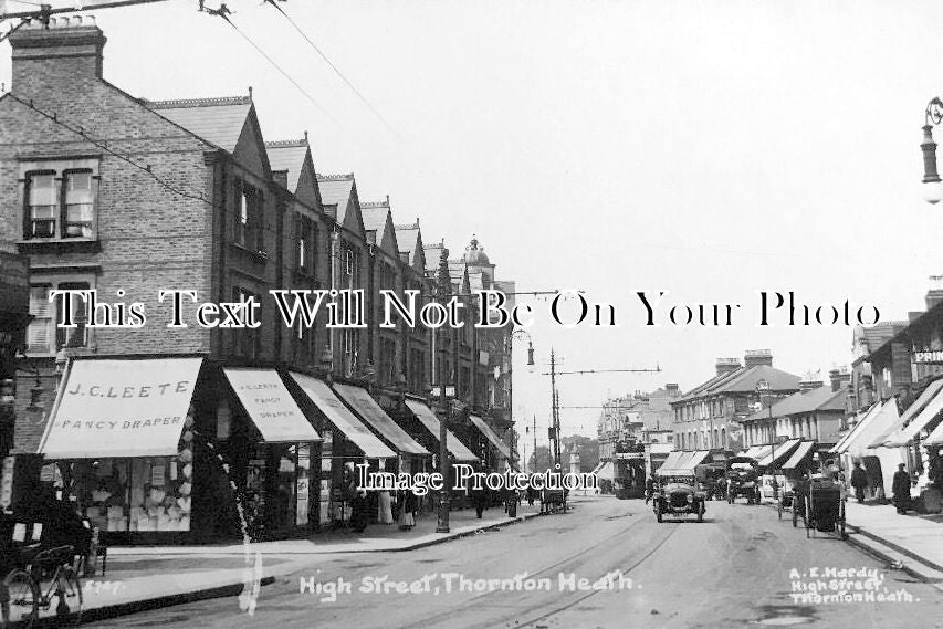 LO 643 - High Street, Thornton Heath, Borough Of Croydon, London c1917