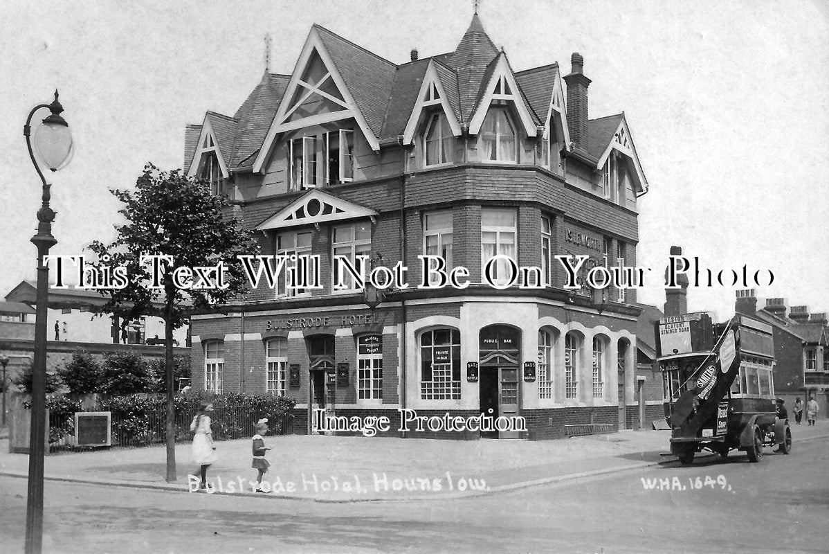 LO 678 - Bulstrode Hotel & Motor Bus, Hounslow, London
