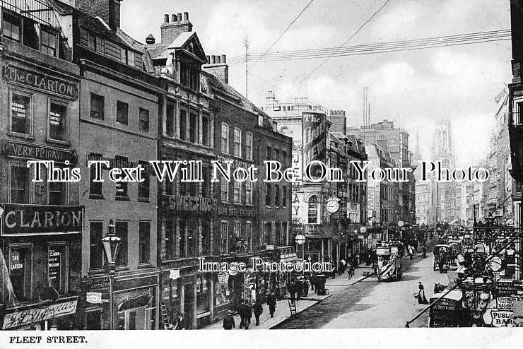 LO 738 - Fleet Street, Westminster, London c1909