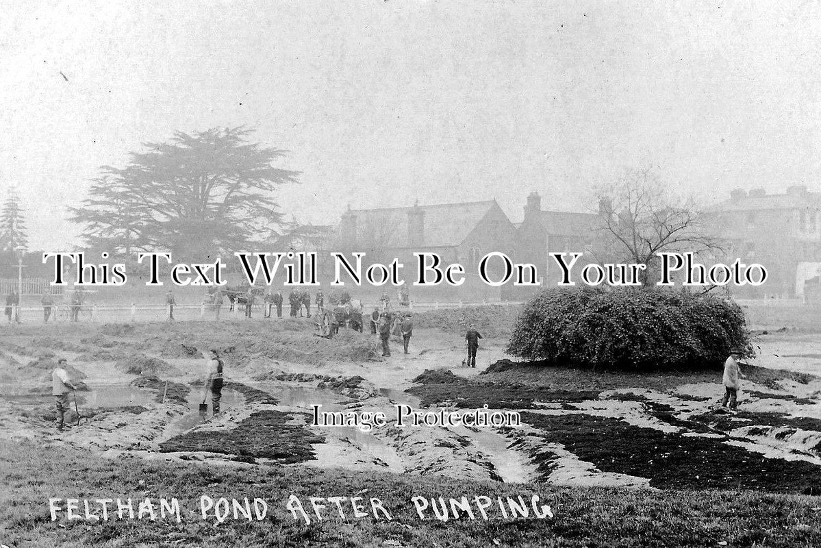 LO 757 - Feltham Pond After Pumping, Feltham, London