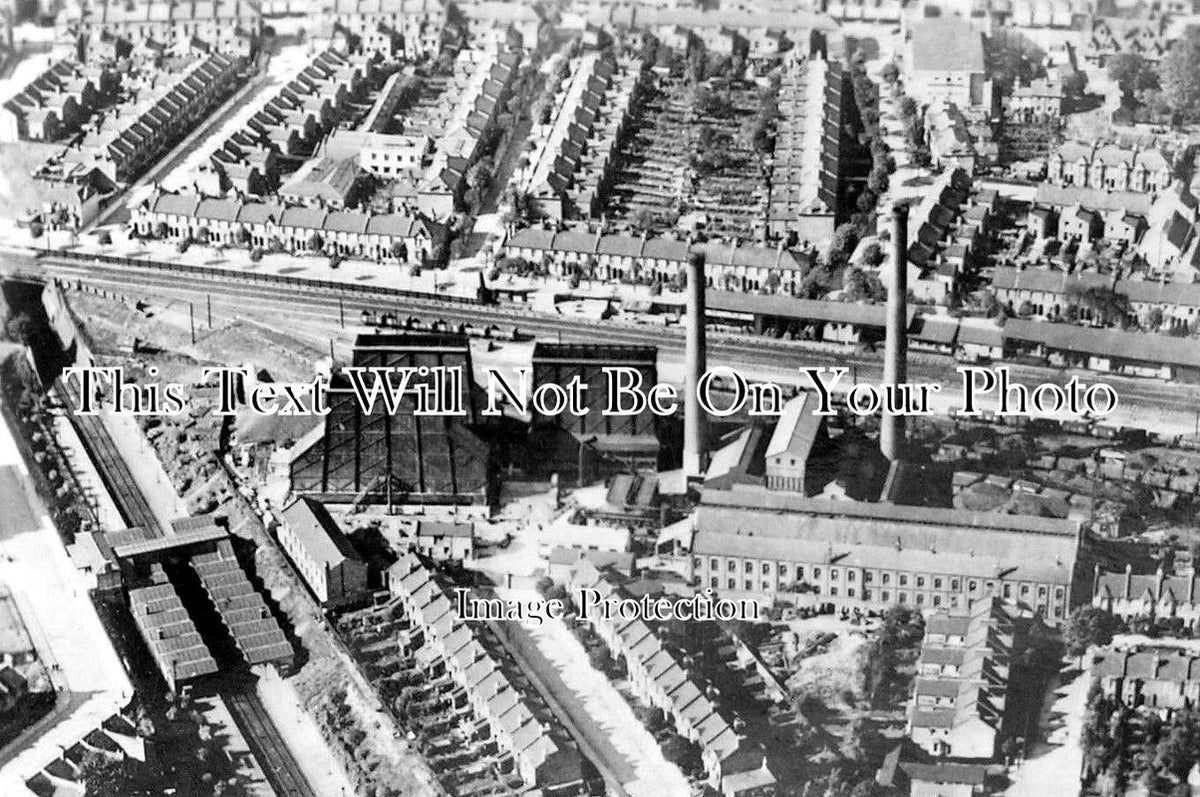 LO 774 - Aerial View Of Walthamstow UDC Electricity Works, London