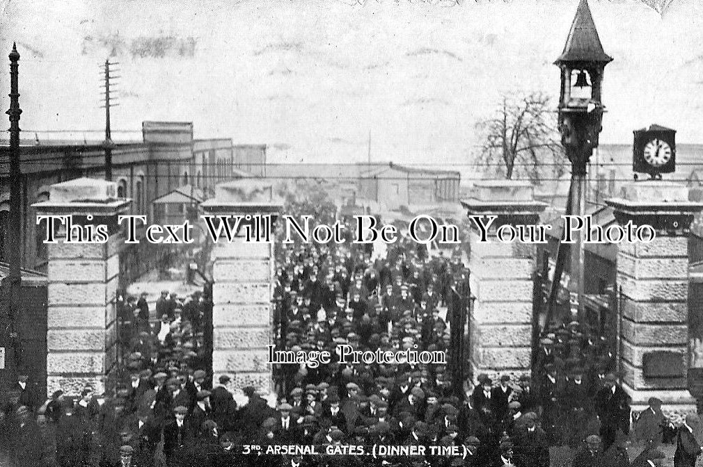 LO 778 - Woolwich Arsenal Munitions Factory 3rd Gates, London 1921