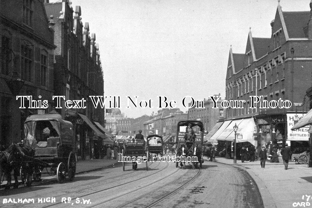 LO 817 - Balham High Road, London c1913