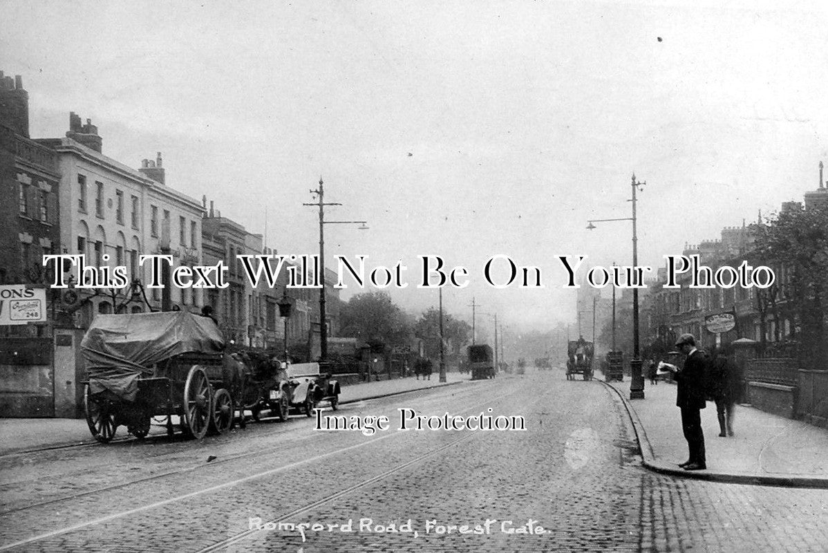 LO 854 - Romford Road, Forest Gate, London c1925