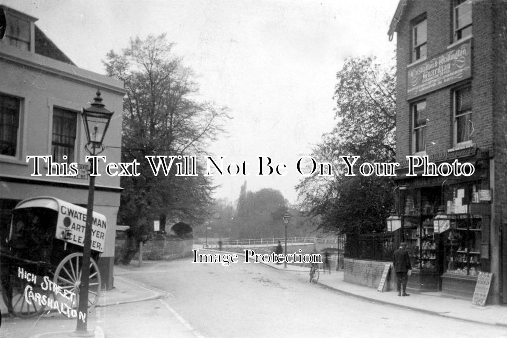 LO 865 - High Street, Carshalton, London c1910