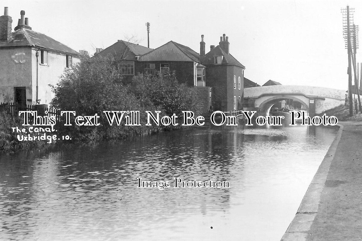 LO 973 - The Canal At Uxbridge, Middlesex, London
