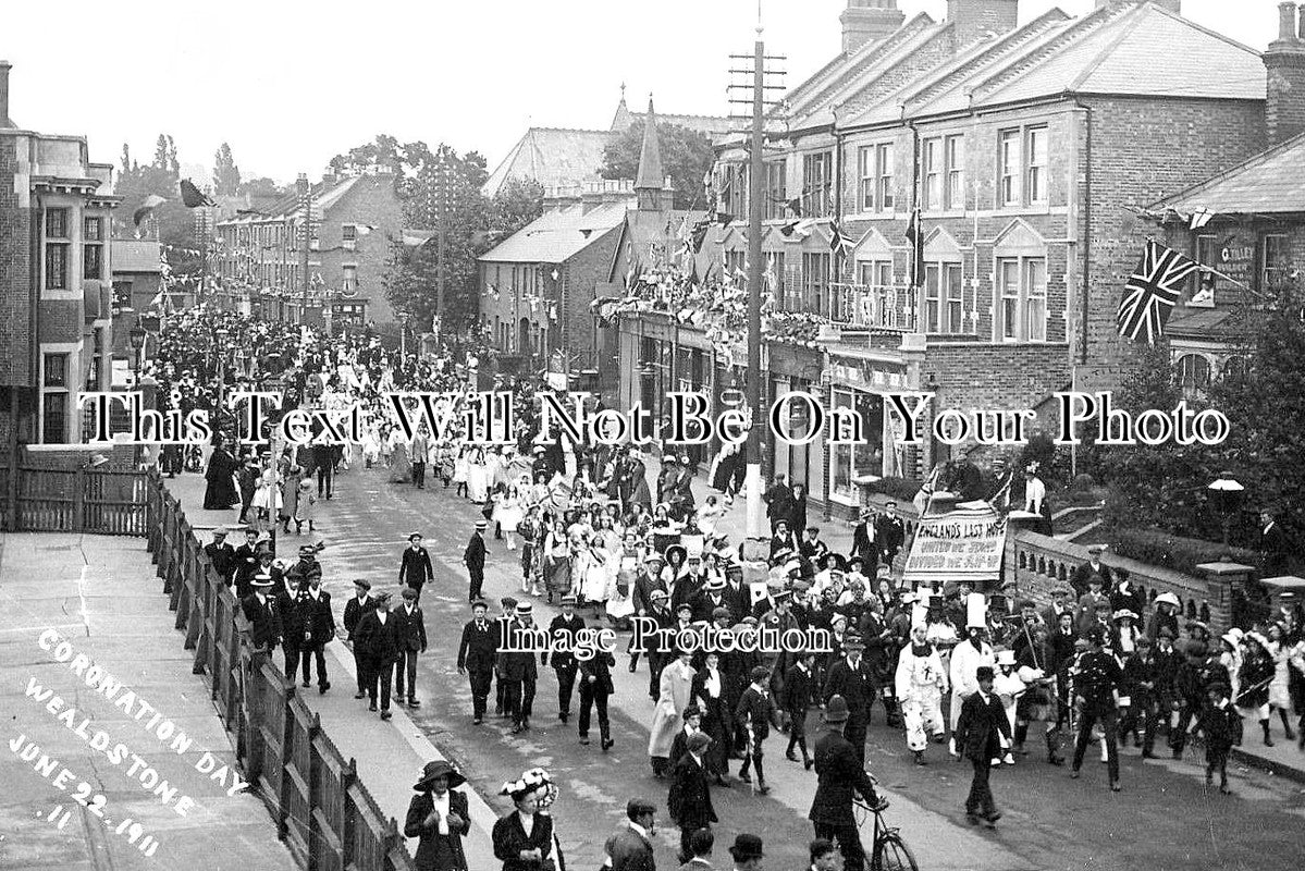 MI 1150 - Coronation Day, Wealdstone, Middlesex 1911