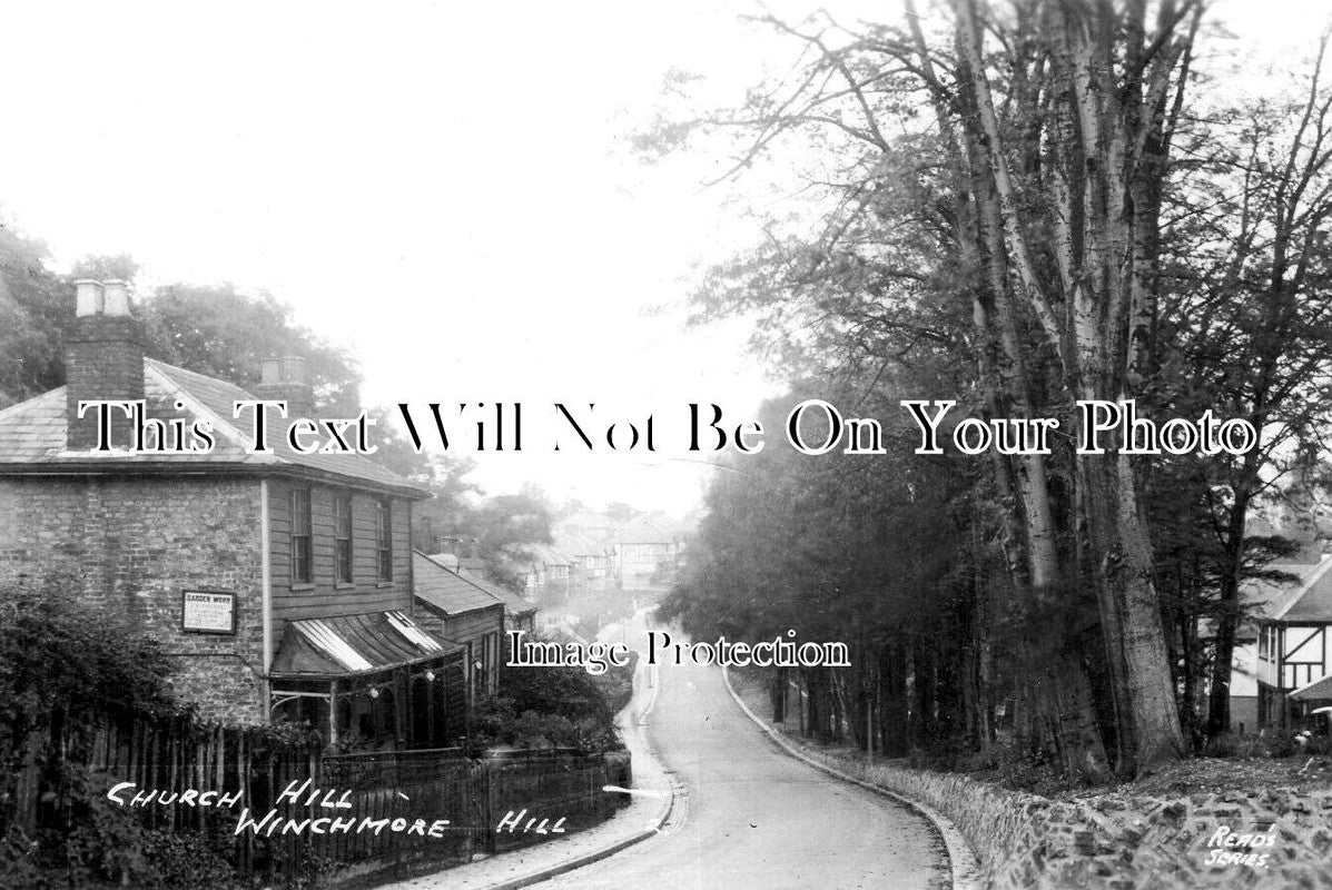 MI 1962 Church Hill, Winchmore Hill, Enfield, Middlesex JB Archive