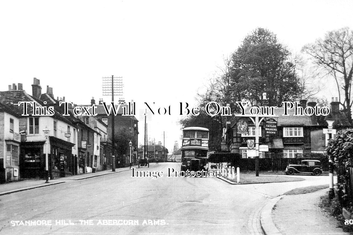 MI 2498 - The Abercorn Arms Pub, Stanmore Hill, Harrow, Middlesex