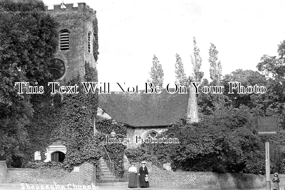 MI 2540 - Shepperton Church, Middlesex