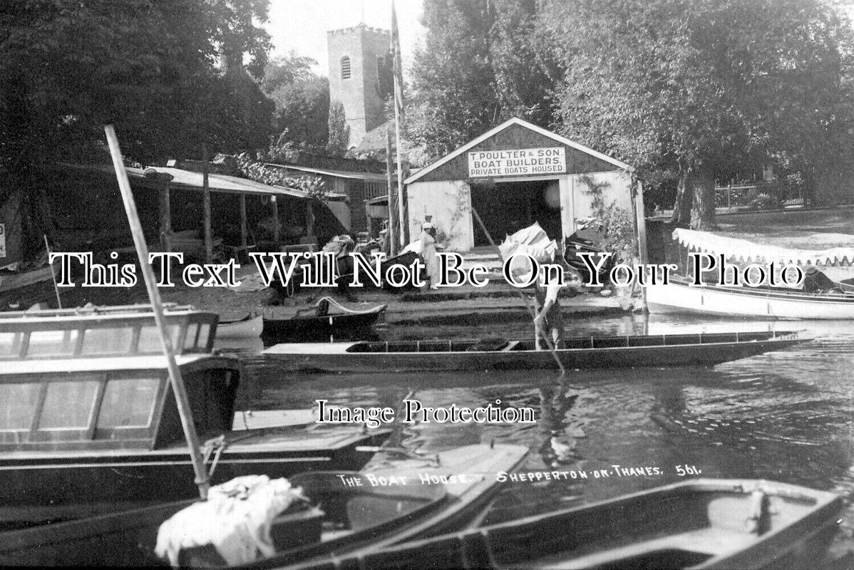 MI 2557 - The Boat House, Shepperton On Thames, Middlesex