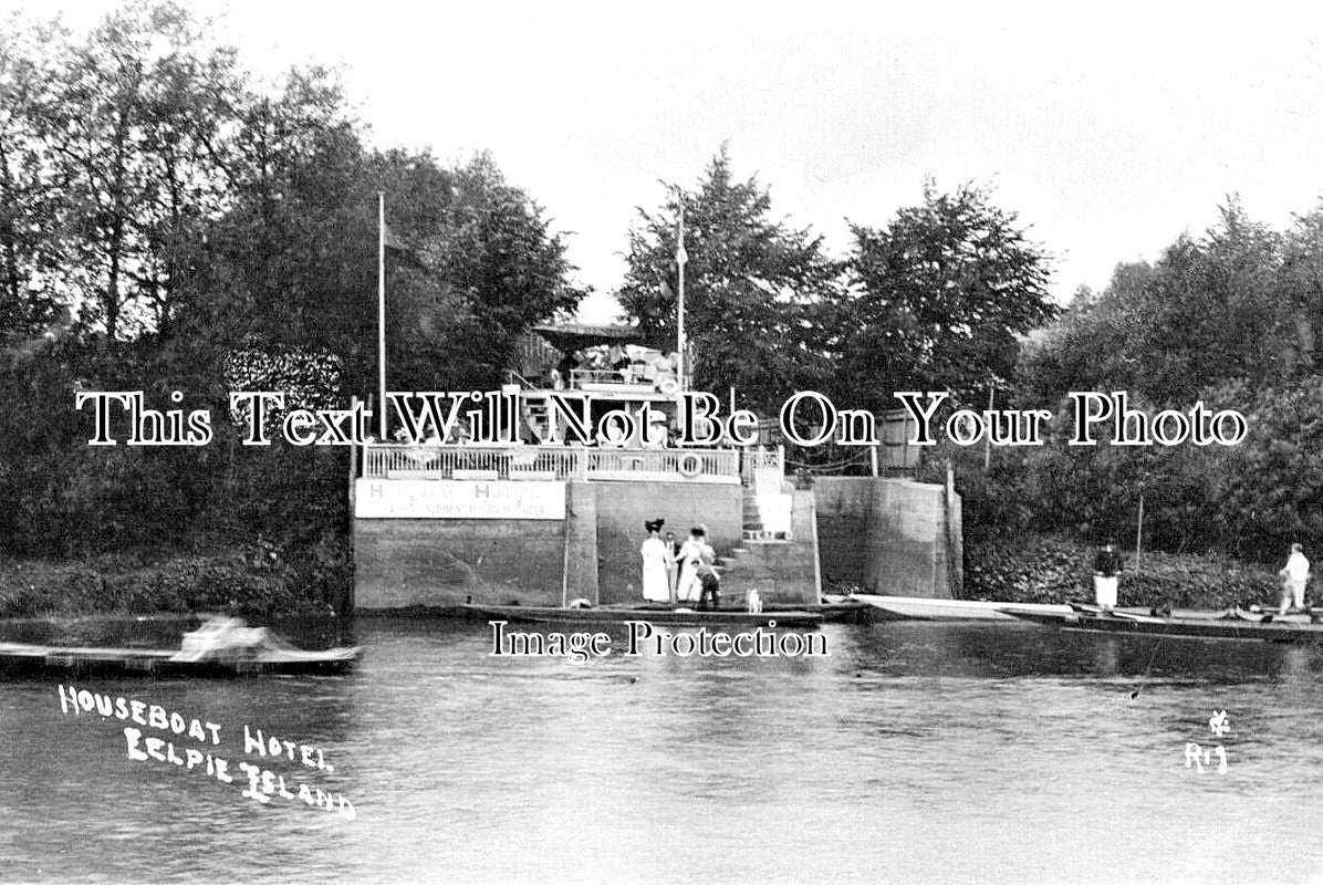 MI 2564 - Houseboat Hotel, Eel Pie Island, Twickenham, Middlesex
