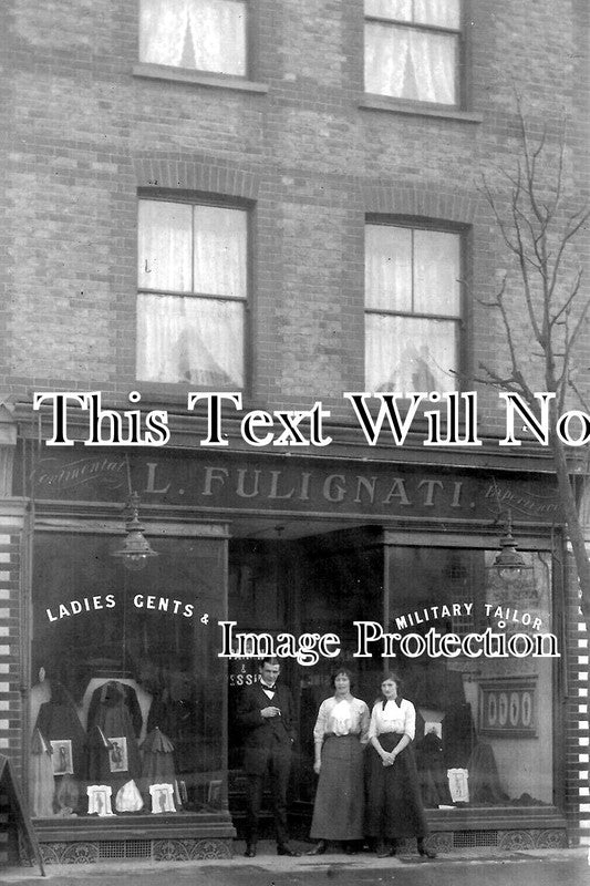MI 2580 - L Fulignati Tailors Shop, 60 Staines Road, Hounslow, Middlesex