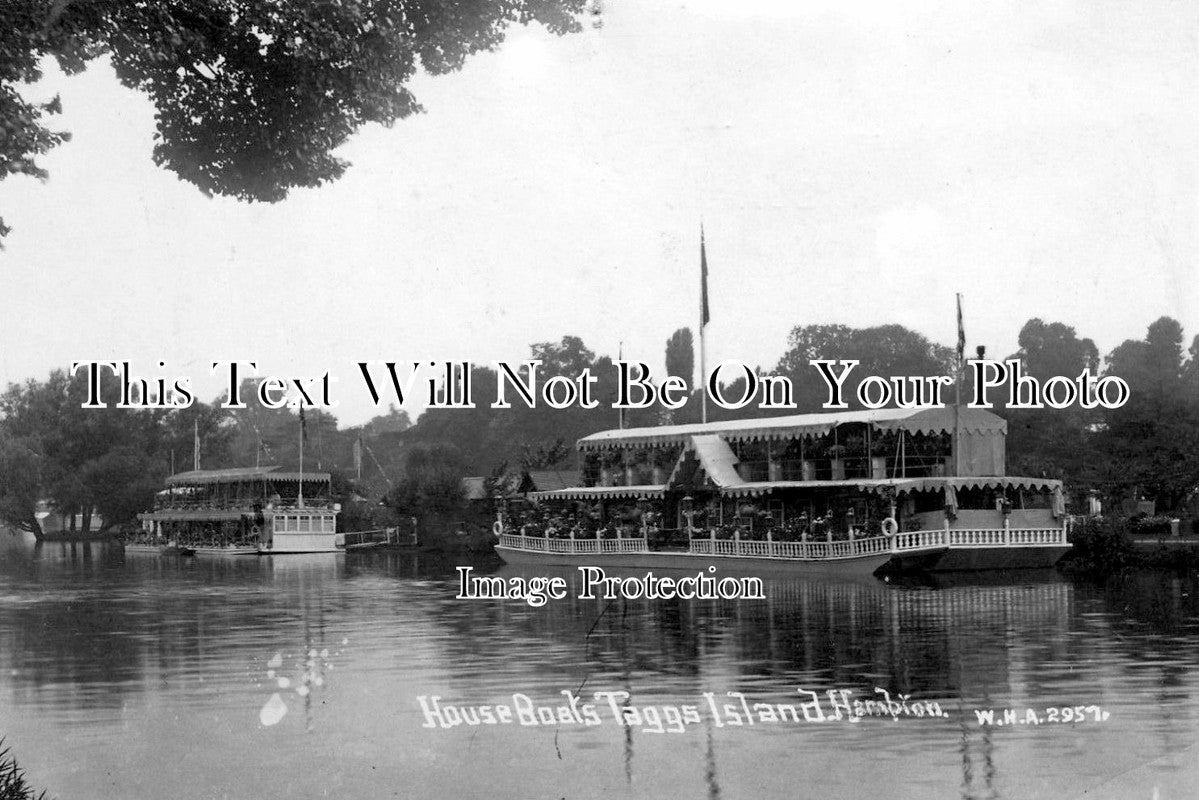 MI 582 - House Boats, Taggs Island, Hampton, Middlesex