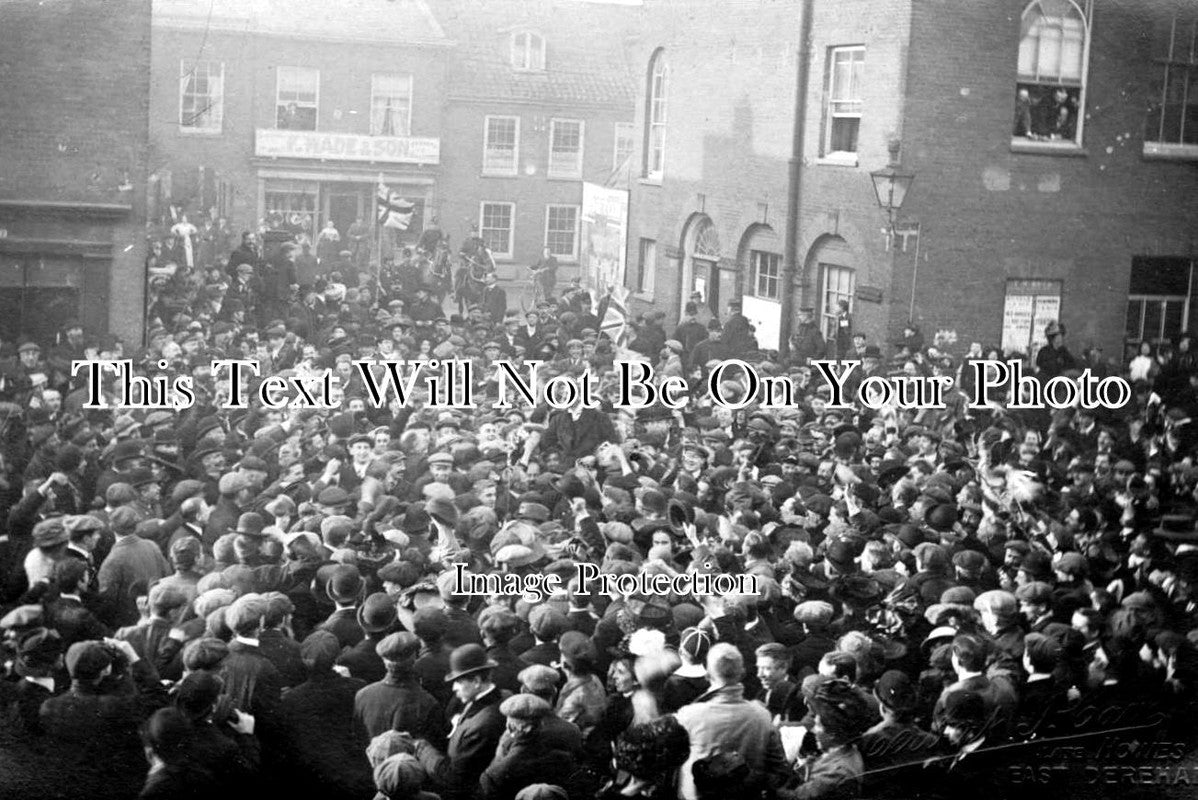 NF 1061 - Declaration Of Poll, Dereham, Norfolk c1910