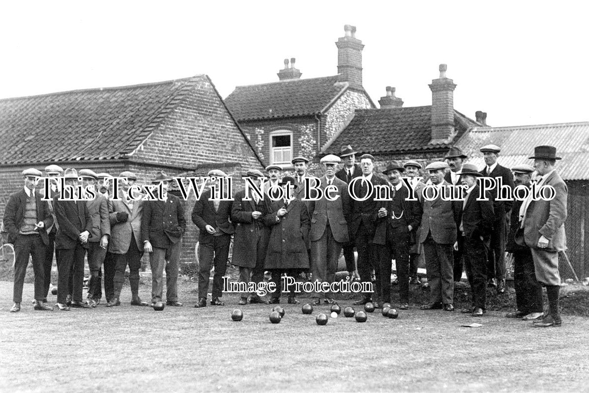 NF 1104 - Opening Bowling Green, The New Inn, Roughton, Norfolk c1929