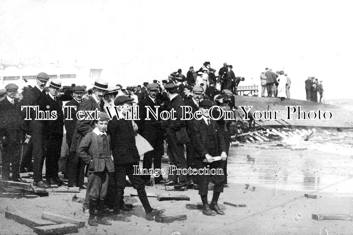 NF 1110 - Remains Of The Anna Precht, Great Yarmouth, Norfolk c1906