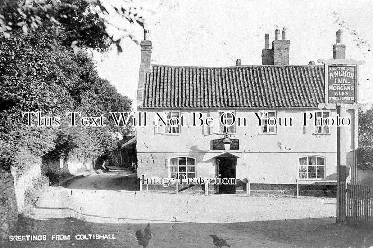NF 121 - The Anchor Pub, Coltishall, Norfolk c1911