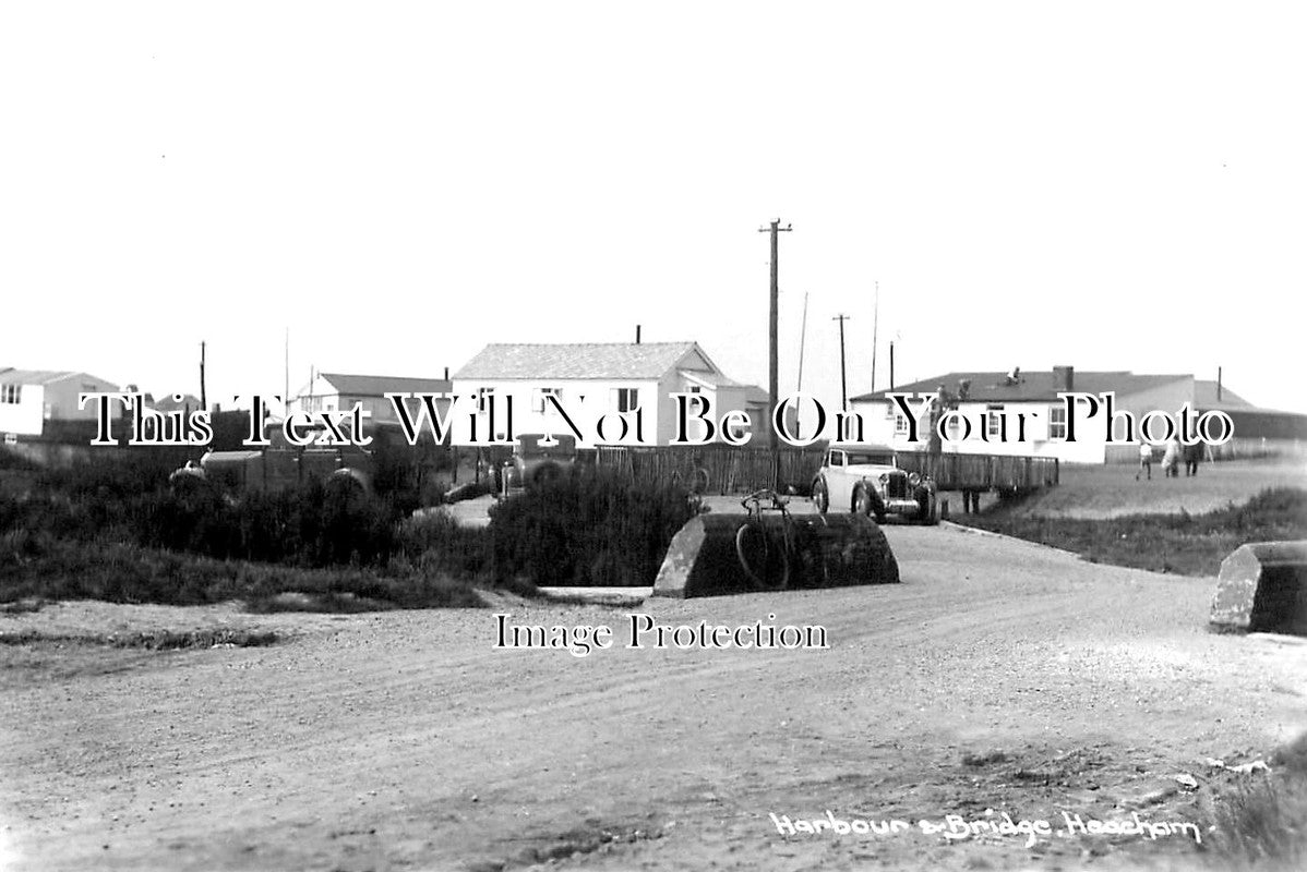 NF 1264 - Heacham Harbour & Bridge, Norfolk
