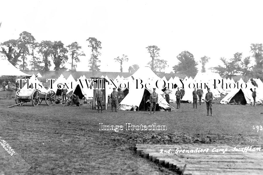 NF 1284 - 2nd Grenadiers Camp, Swaffham, Norfolk c1912