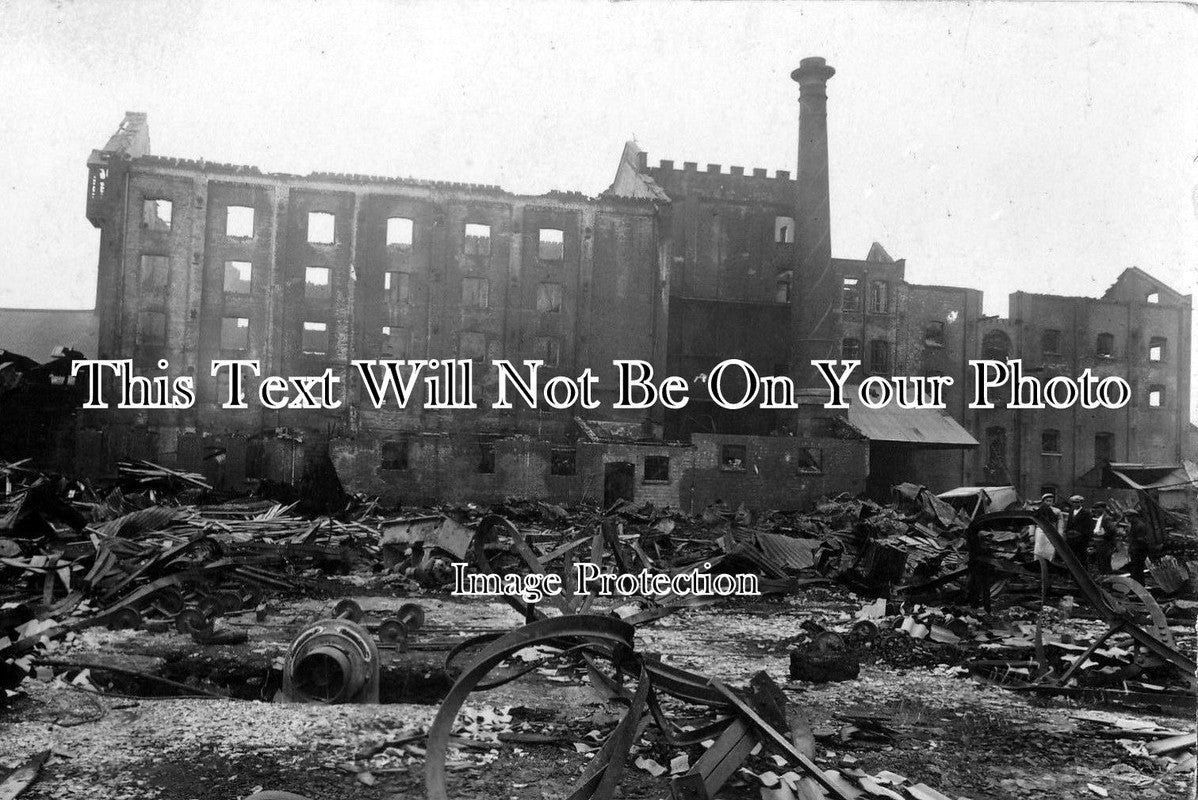 NF 13 - After The Fire, Clarkes Flour Mill, Great Yarmouth, Norfolk