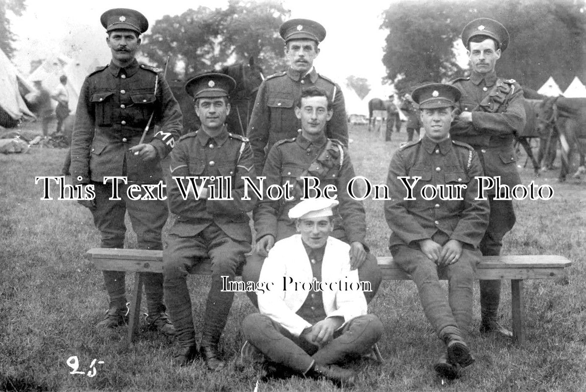 NF 1321 - Group Of Soldiers, Diss, Norfolk c1913