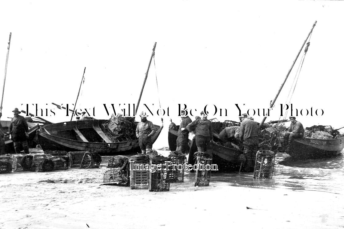 NF 1327 - Fishermen At Sheringham, Norfolk
