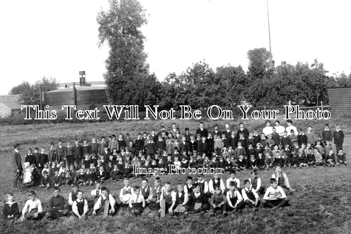 NF 1331 - Children At Peele Turkey Farm, Morley St Botolph, Norfolk c1914