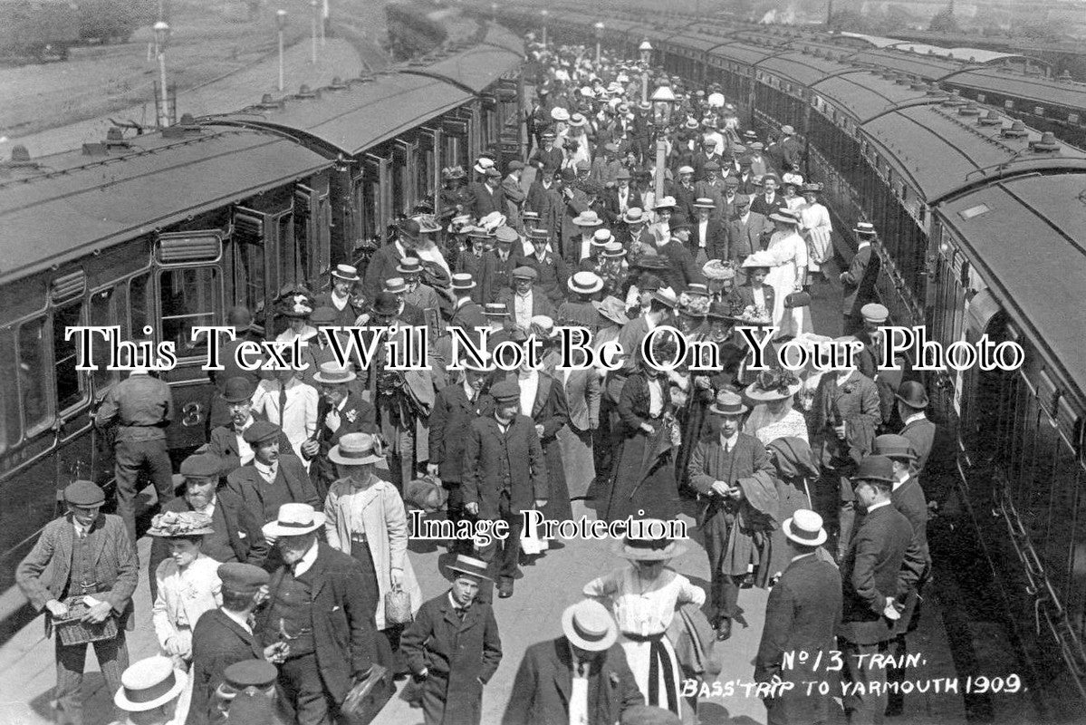 NF 1370 - Bass Trip To Great Yarmouth, Norfolk c1909