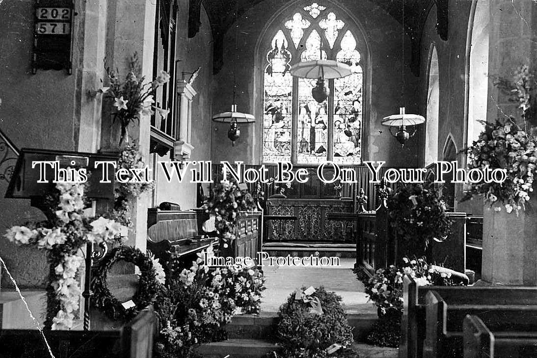 NF 138 - Kenninghall Church Interior, Norfolk c1907