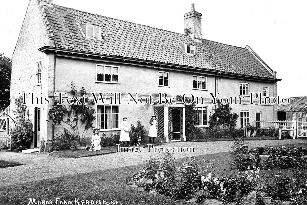 NF 1402 - Manor Farm, Kerdistone, Norfolk c1910