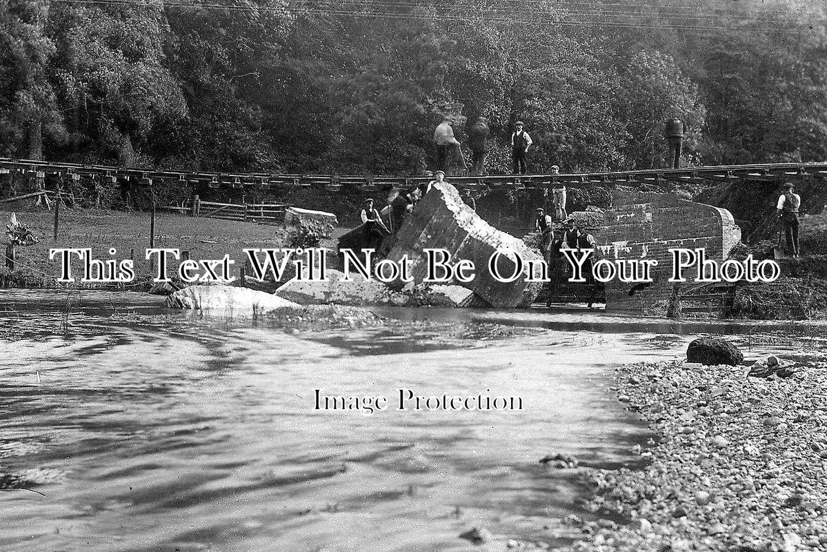 NF 144 - Blackwater Railway Bridge Flood Damage, Norfolk 1912