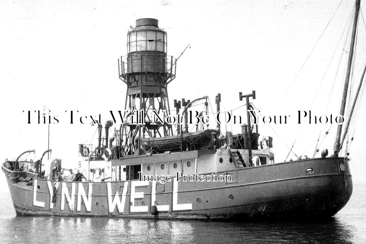 NF 1454 - The Lynn Well Lightship, The Wash, Norfolk