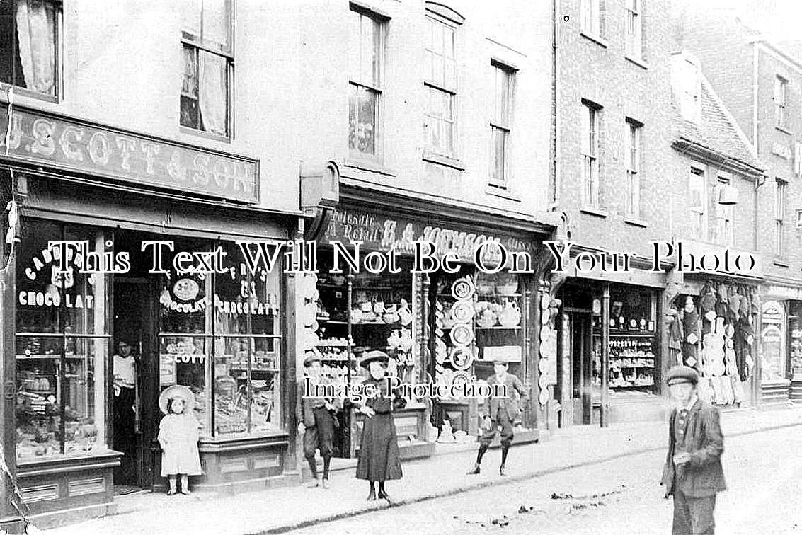 NF 1457 - Kings Lynn Shops, Norfolk c1906