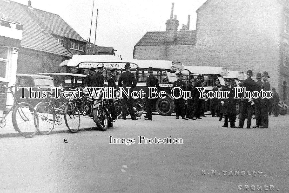 NF 1461 - General Strike, Bus Srike, Cromer, Norfolk 1926