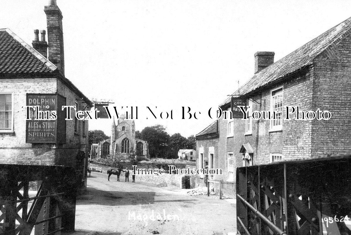 NF 1477 - The Cock Inn & Dolphin Inn, Magdalen, Norfolk