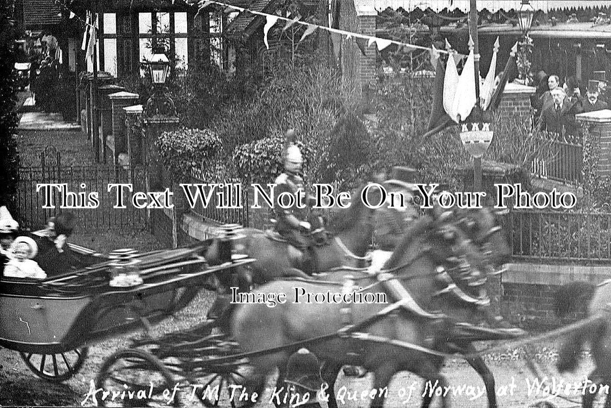 NF 148 - Arrival Of King & Queen Of Norway At Wolferton, Norfolk
