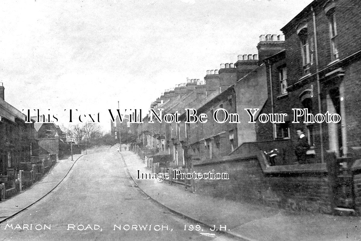 NF 1484 - Marion Road, Norwich, Norfolk c1914