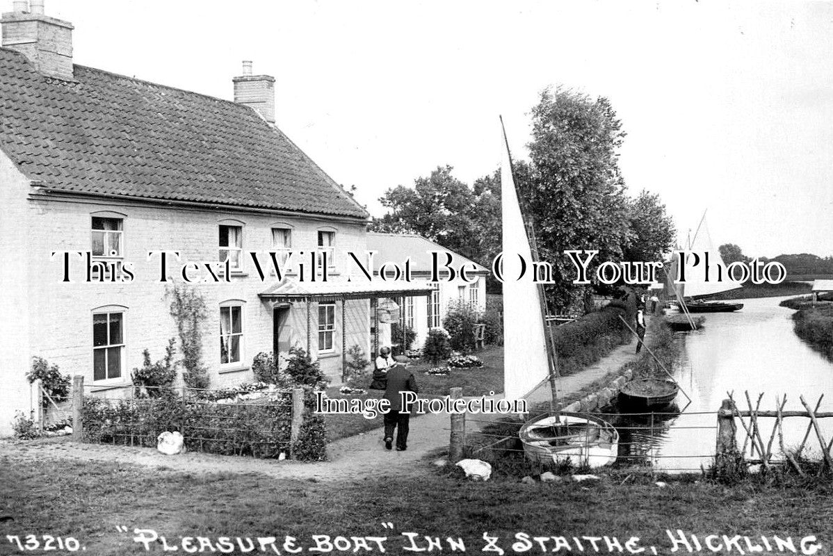 NF 1519 - Pleasure Boat Inn & Staithe, Hickling, Norfolk