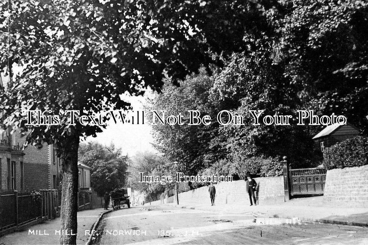 NF 155 - Mill Hill Road, Norwich, Norfolk c1920