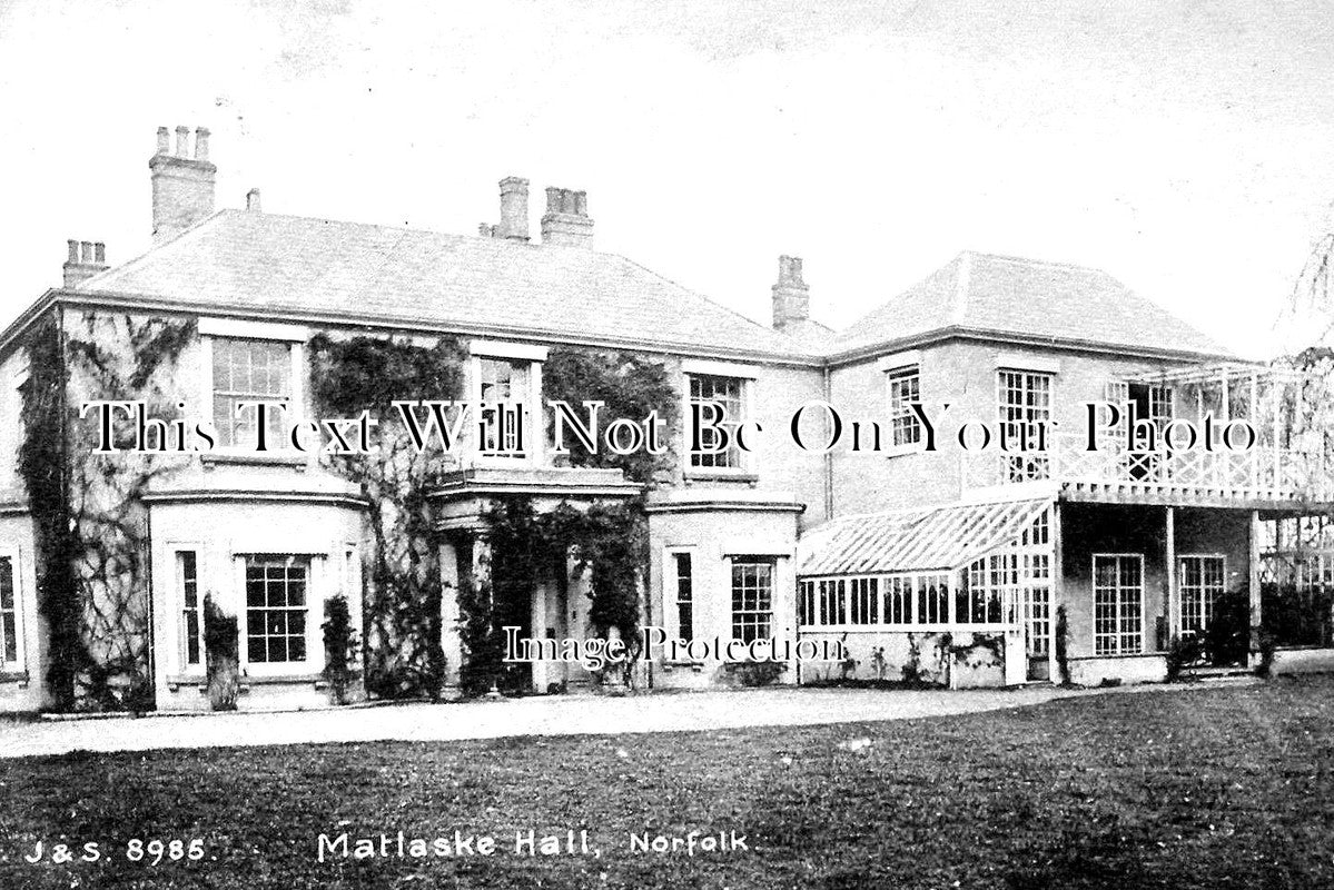 NF 1573 - Matlaske Hall, Norwich, Norfolk c1920