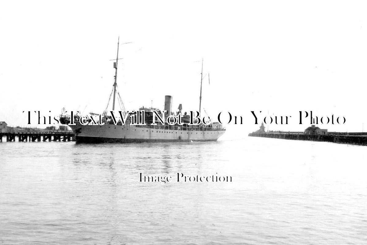 NF 1579 - HMS Monarch, Gorleston & Great Yarmouth Harbour, Norfolk